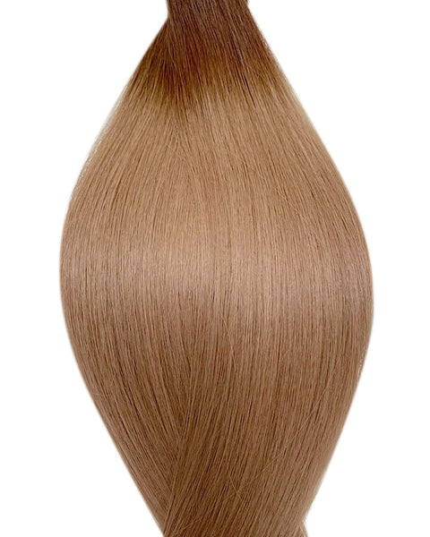 Root Stretch Mocha Latte Micro Ring Hair Extensions (#t4 14) – Viola 