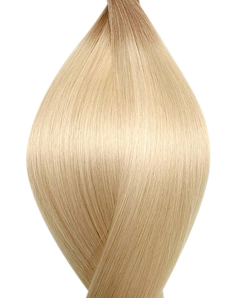 Root Stretch Chai Frappe micro ring hair extensions (#T18/60) – Viola ...