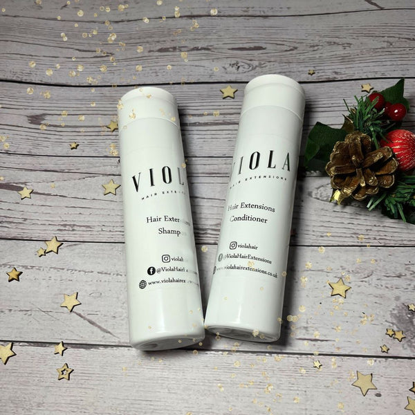 Christmas Set of shampoo and conditioner for hair extensions by Viola