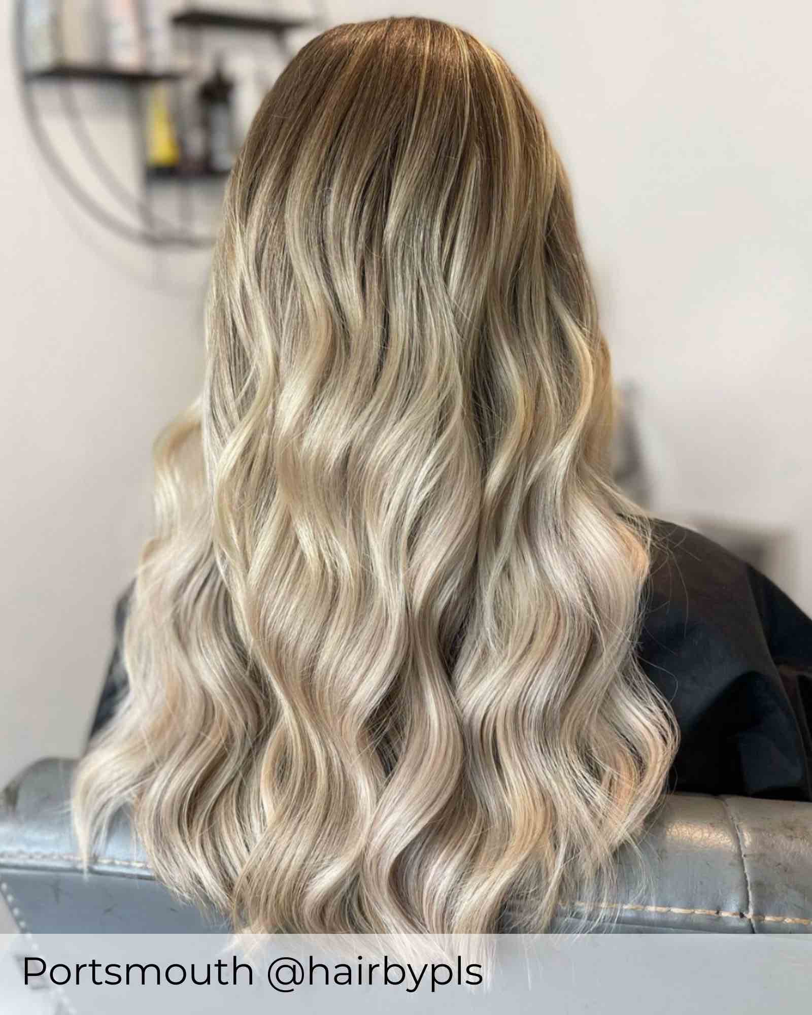 Balayage Vanilla Latte Mix Weave Hair Extensions – Viola Hair Extensions