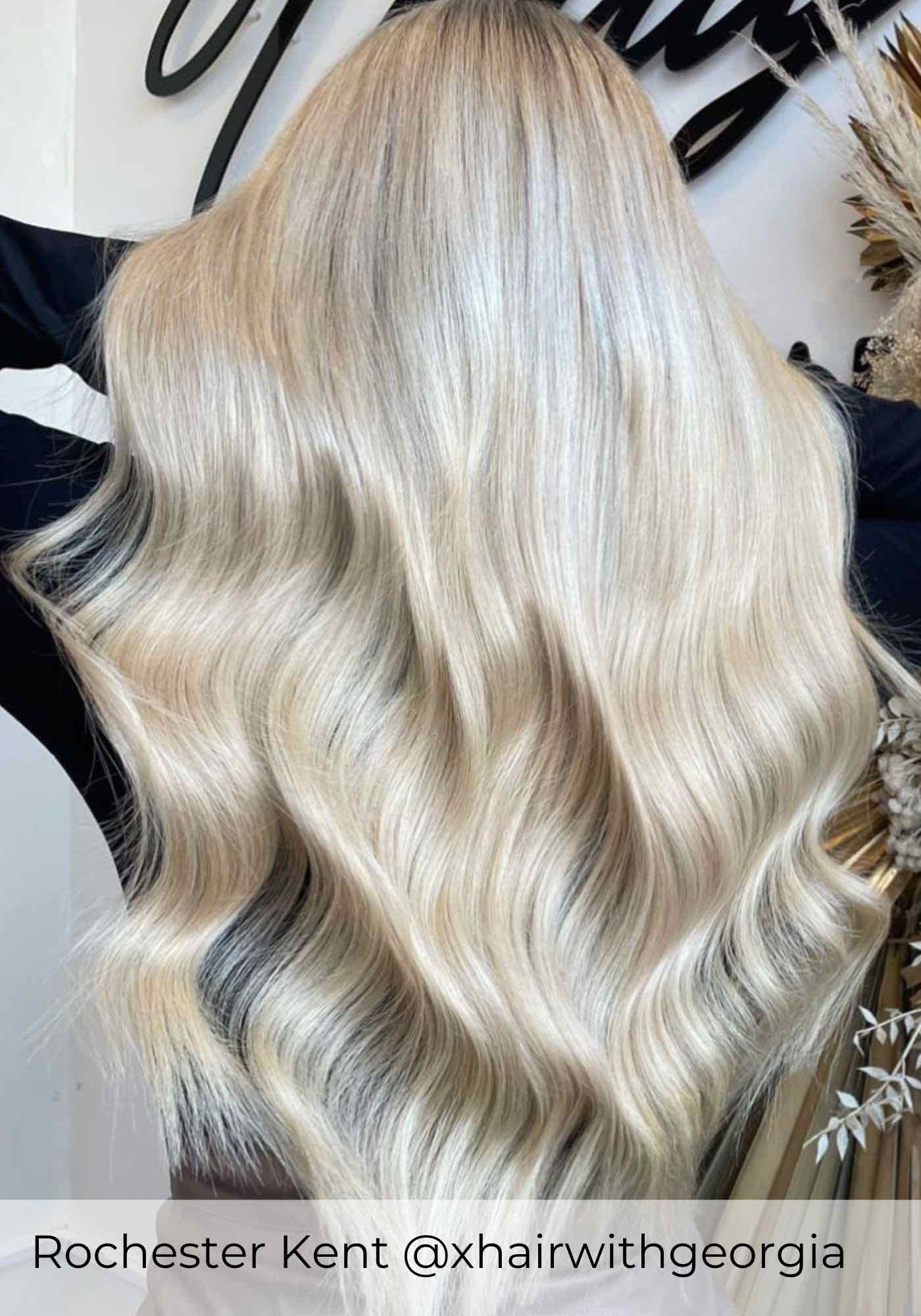 Platinum Ash Blonde Weave Hair Extensions Viola Hair Extensions