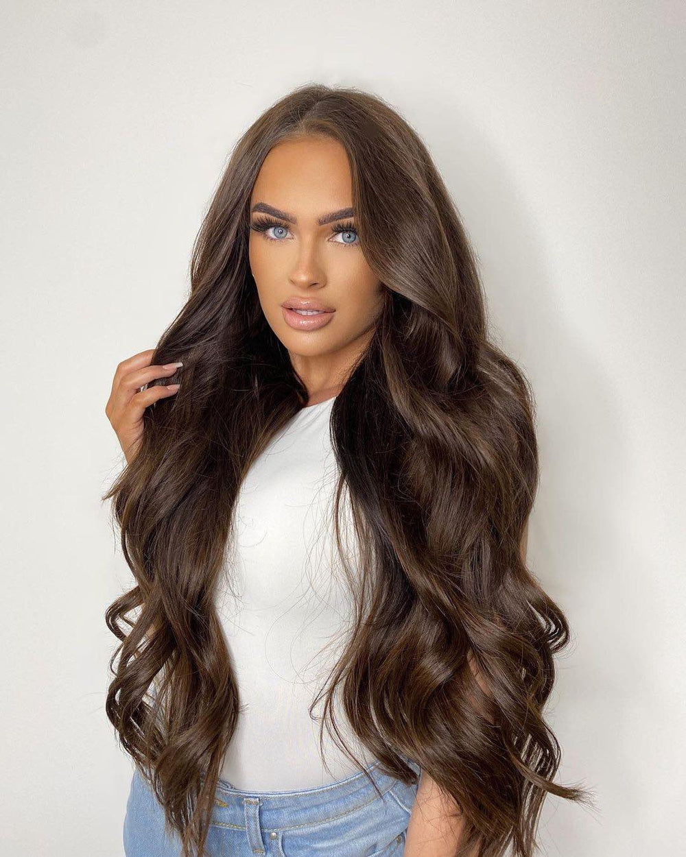 Dark Brown Nano Ring Hair Extensions Viola Hair Extensions