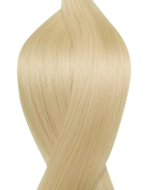 Platinum Blonde Seamless Clip in Hair Extensions – Viola Hair Extensions