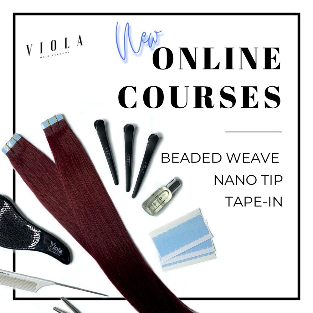 Tape In Hair Extension Online Course Viola Hair Extensions